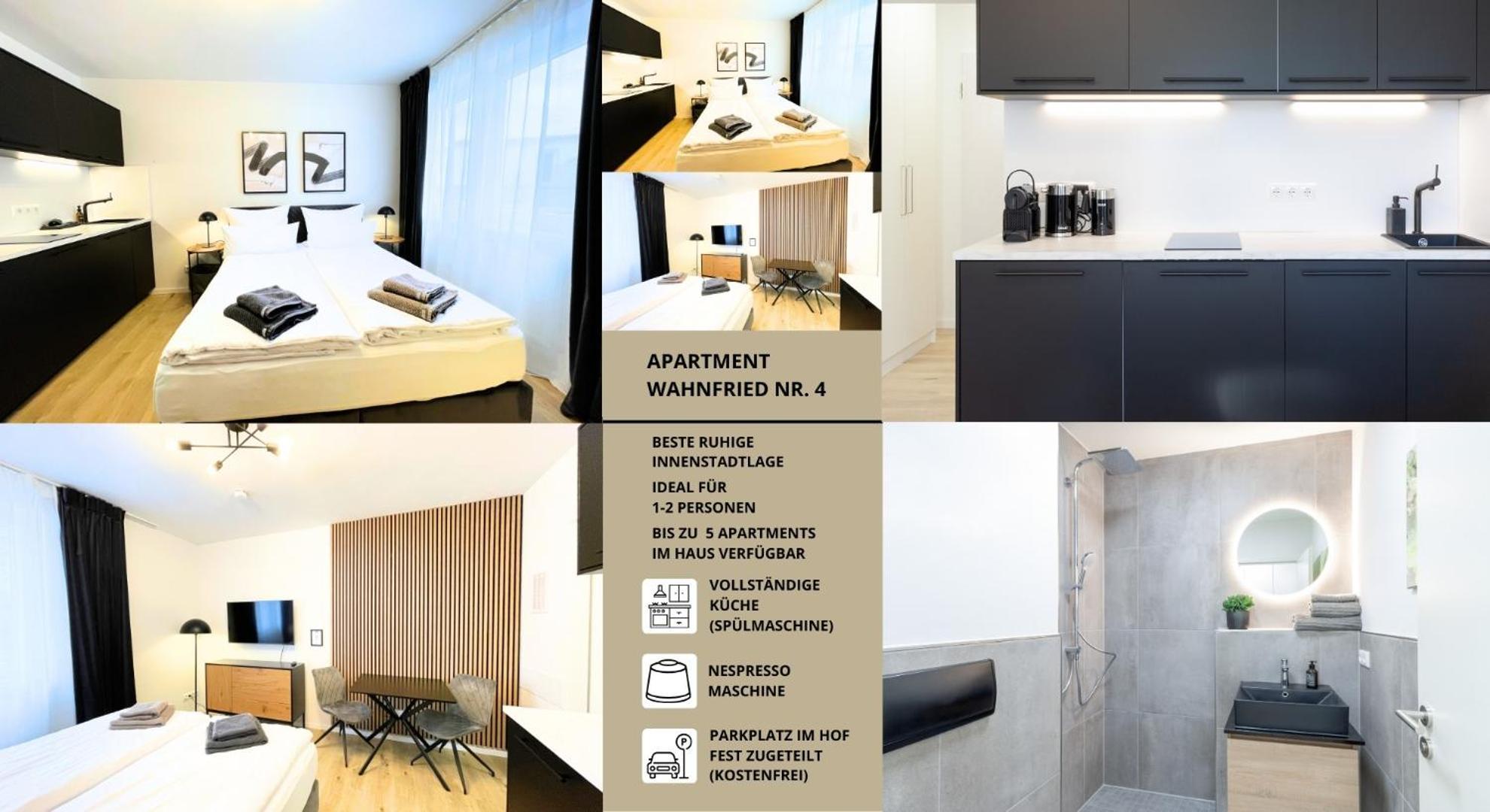 Apartment Wahnfried No4 - Zentral Wohnen Mit Kueche Und Duschbad, Parkplatz, 300M Zur Fussgaengerzone Bayreuth Eksteriør bilde